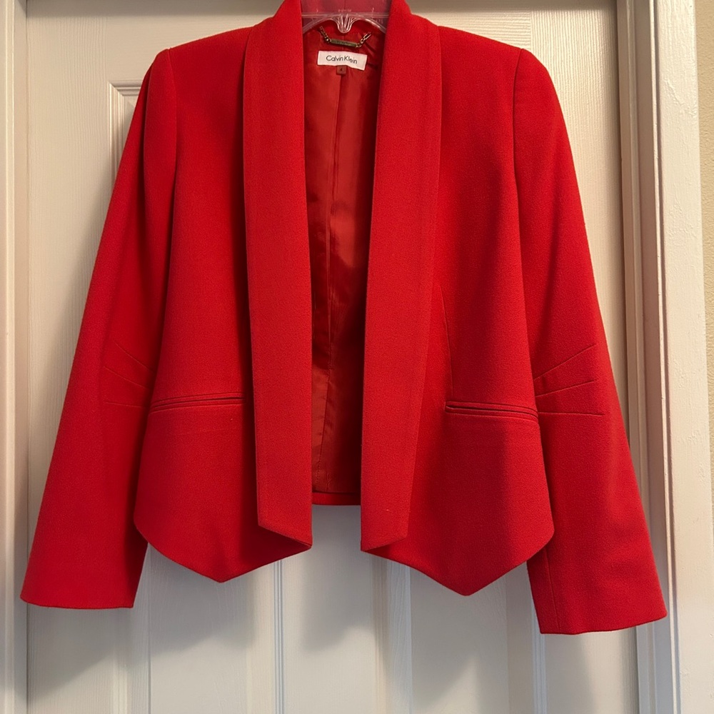 Calvin Klein Vibrant Red Jacket